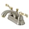 Kingston Brass KB5609FL 4" Centerset Bathroom Faucet, Brushed Nickel/Polished Brass KB5609FL - alternate 1
